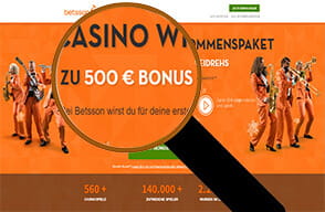 Betsson Slots Bonus für Neukunden