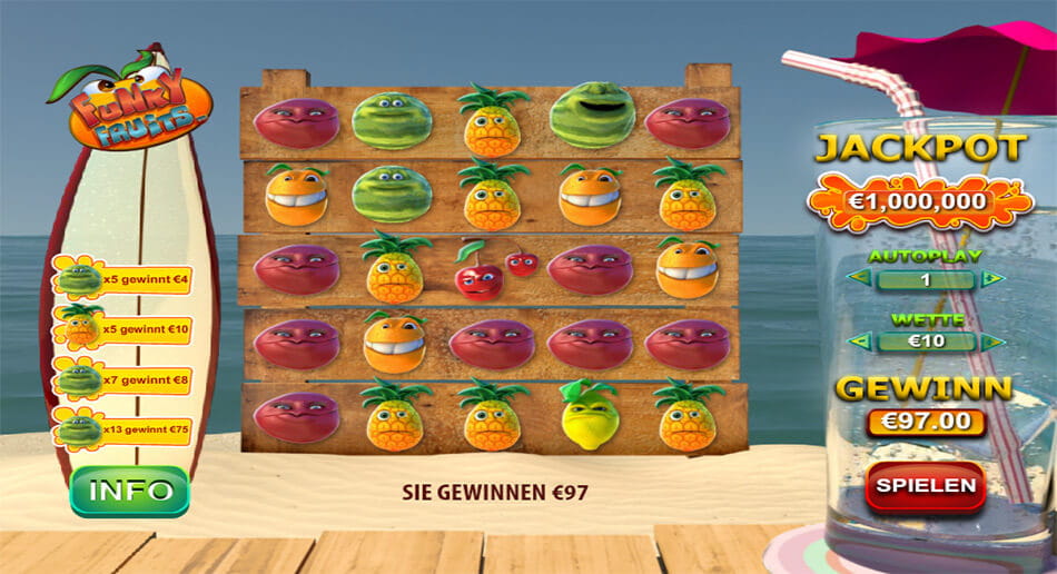 Freche Früchtchen – Funky Fruits Jackpot Slot bet Ladbrokes