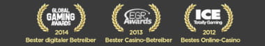 EGR Award `Bestes Online Casino des Jahres 2012`