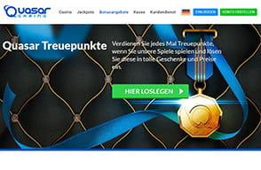 Treuepunkte und andere Promotionen beim Casino von Quasar