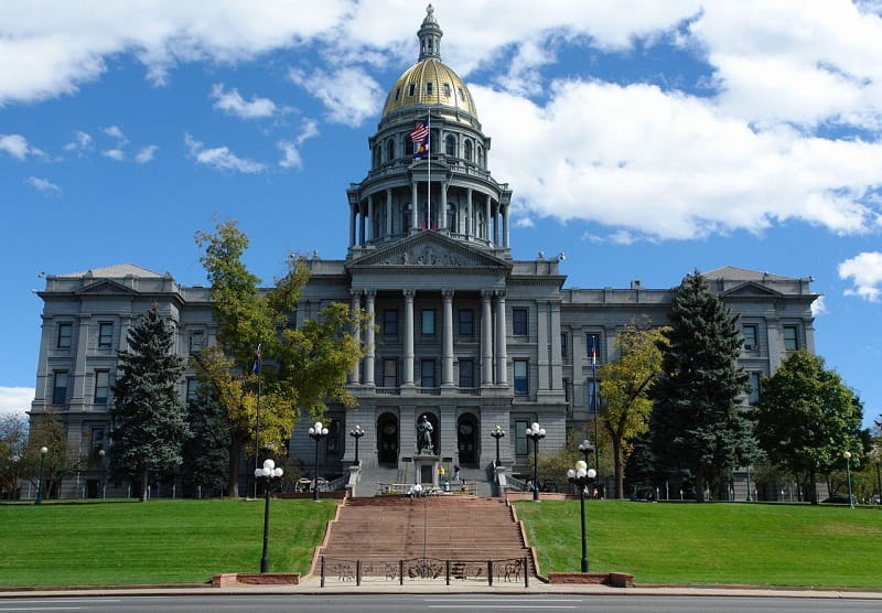 Das Denver Capitol in Colorado. 