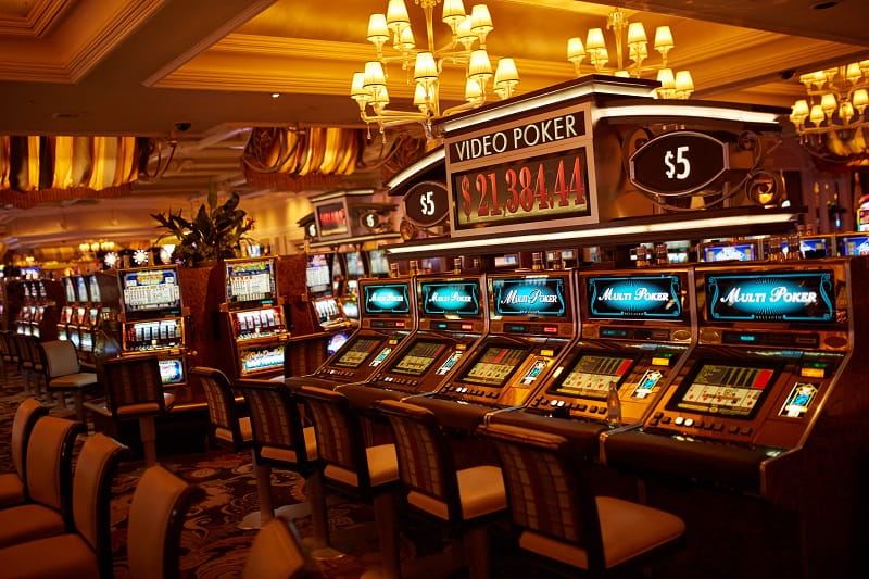Die Slots eines Casinos in den USA.